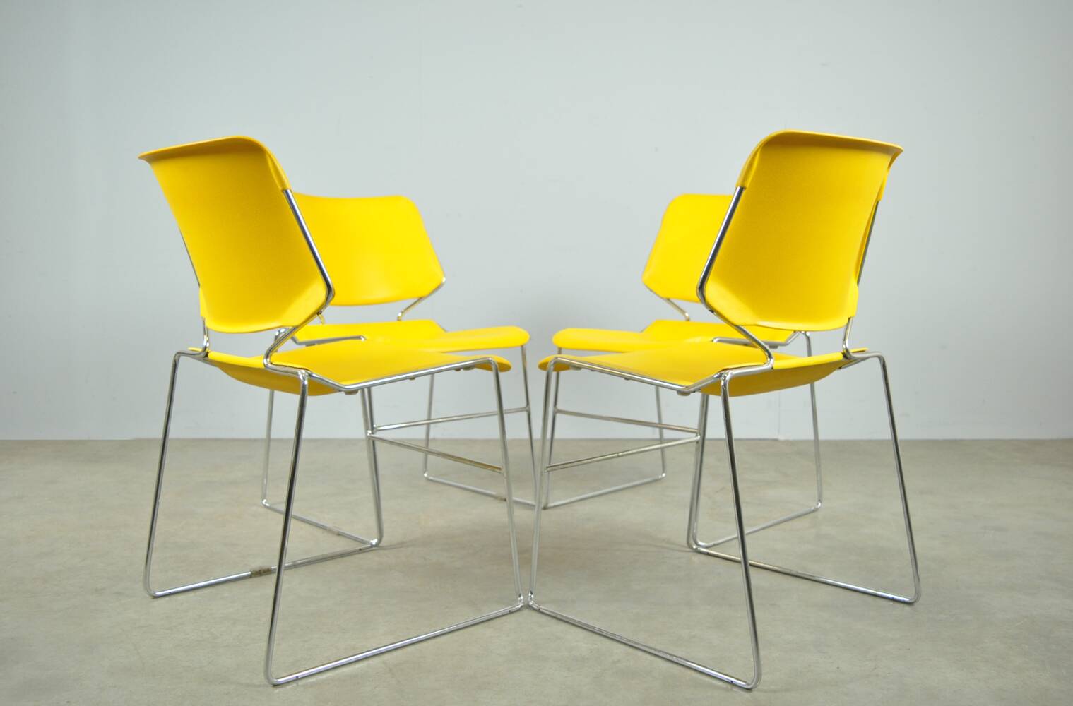 Chaises de salle à manger Matrix Krueger conçues par Thomas Tolleson, années 1970, États-Unis
