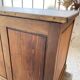 XXL solid oak counter sideboard
