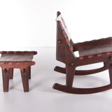 Vintage Design rocking chair design by Angel Pazmino, 1960
