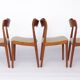 Set of 4 Danish teak chairs – Mid-century modern dining chairs from the 1960s, Resto