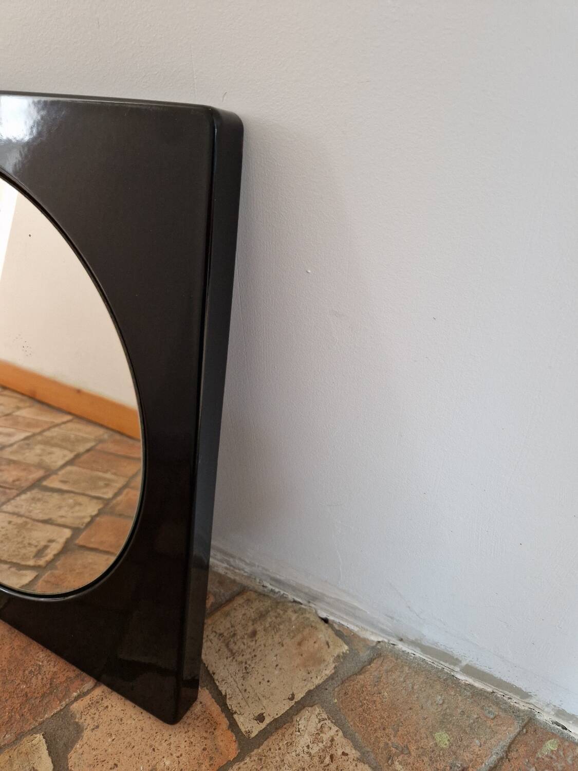Old 60s Mirror in enamelled sheet metal