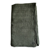 Vintage Hemp Tablecloth Dyed Khaki