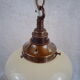 Beehive pendant with chain hanging lamp 1930/40