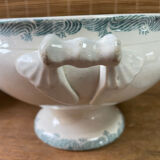 Soupière St-Amand A.Lebacqz & M.Bouchart modèle Rocaille