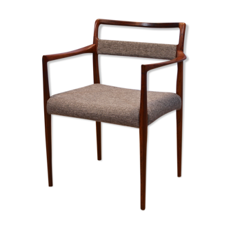 Danish chair in rosewood by Helge Vestergaard Jensen for Peder Pedersen, 1960s