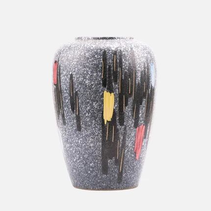 Large ceramic vase Scheurich abstract decor - 1960s
