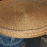 Braided rope tray