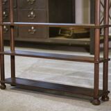 Beech shelf with ball feet, 1960s