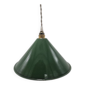 Conical suspension in enamelled sheet metal