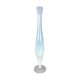 Vase soliflore vintage tulip glass opaline shades and white reflections