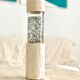 Vintage glitter lamp and travertine from the 70s.