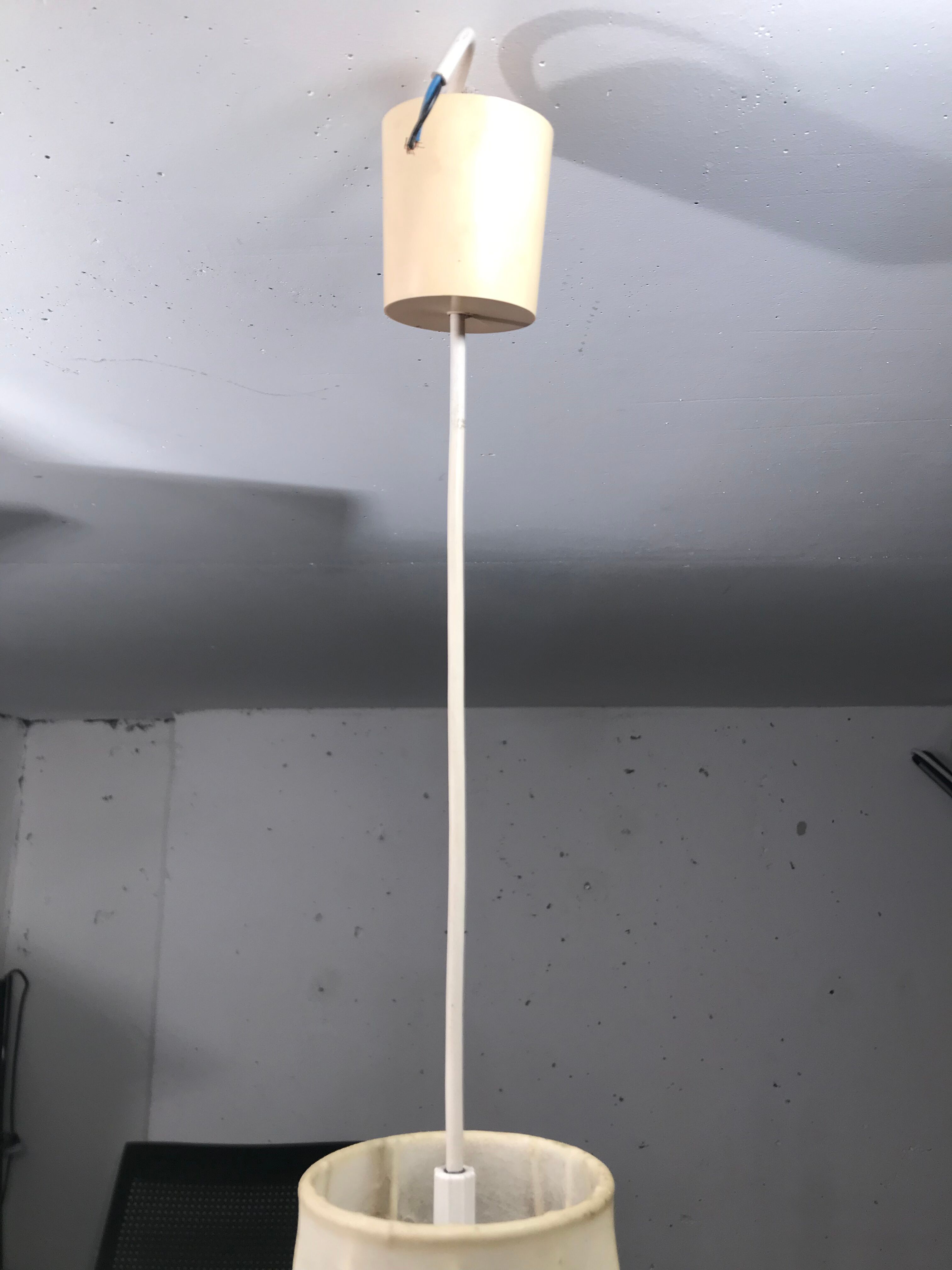 Cocoon hanging lamp, 1970