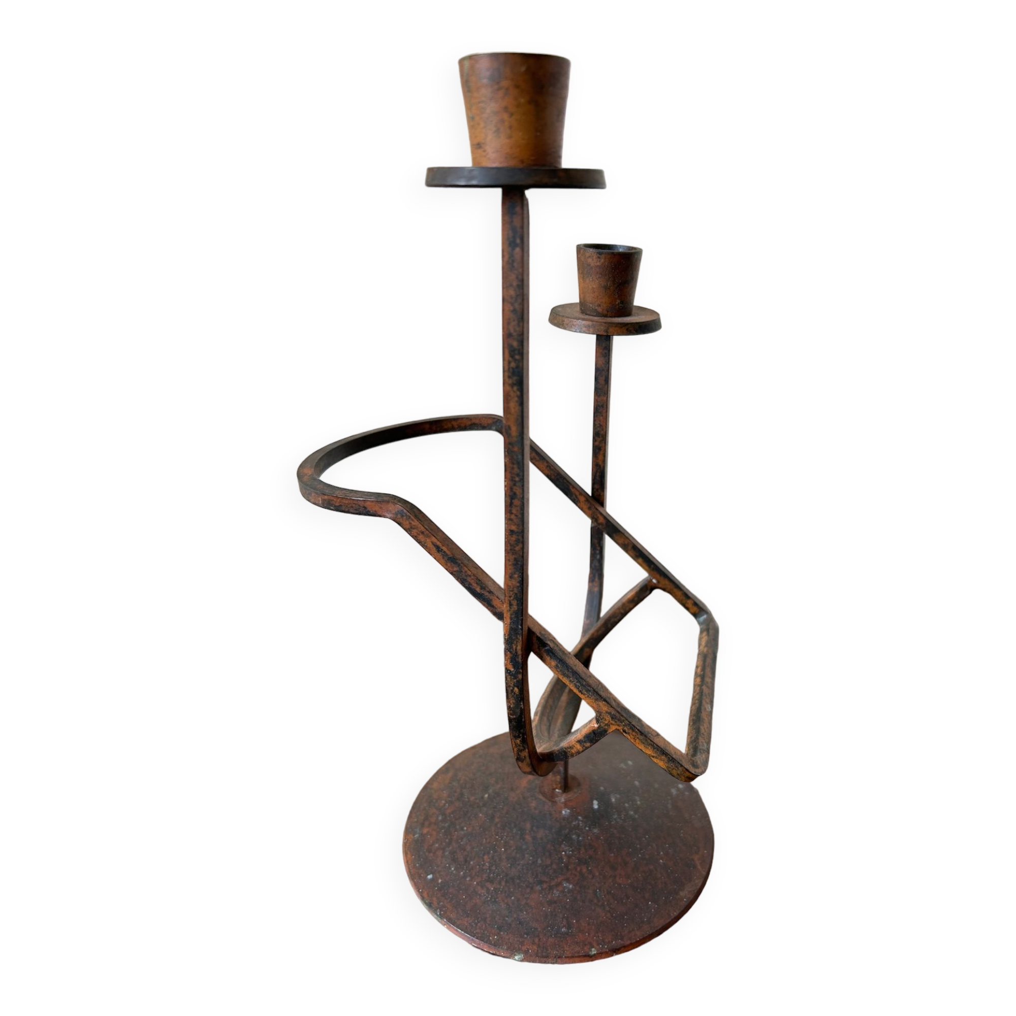 Brutalist candle holder