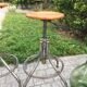 Tabouret d'atelier BAO 1950 vintage
