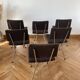 Lot de 6 chaises années 60
