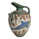 Ceramic vase, Ancient Cretan style, marine decoration with dolphins, 17 cm