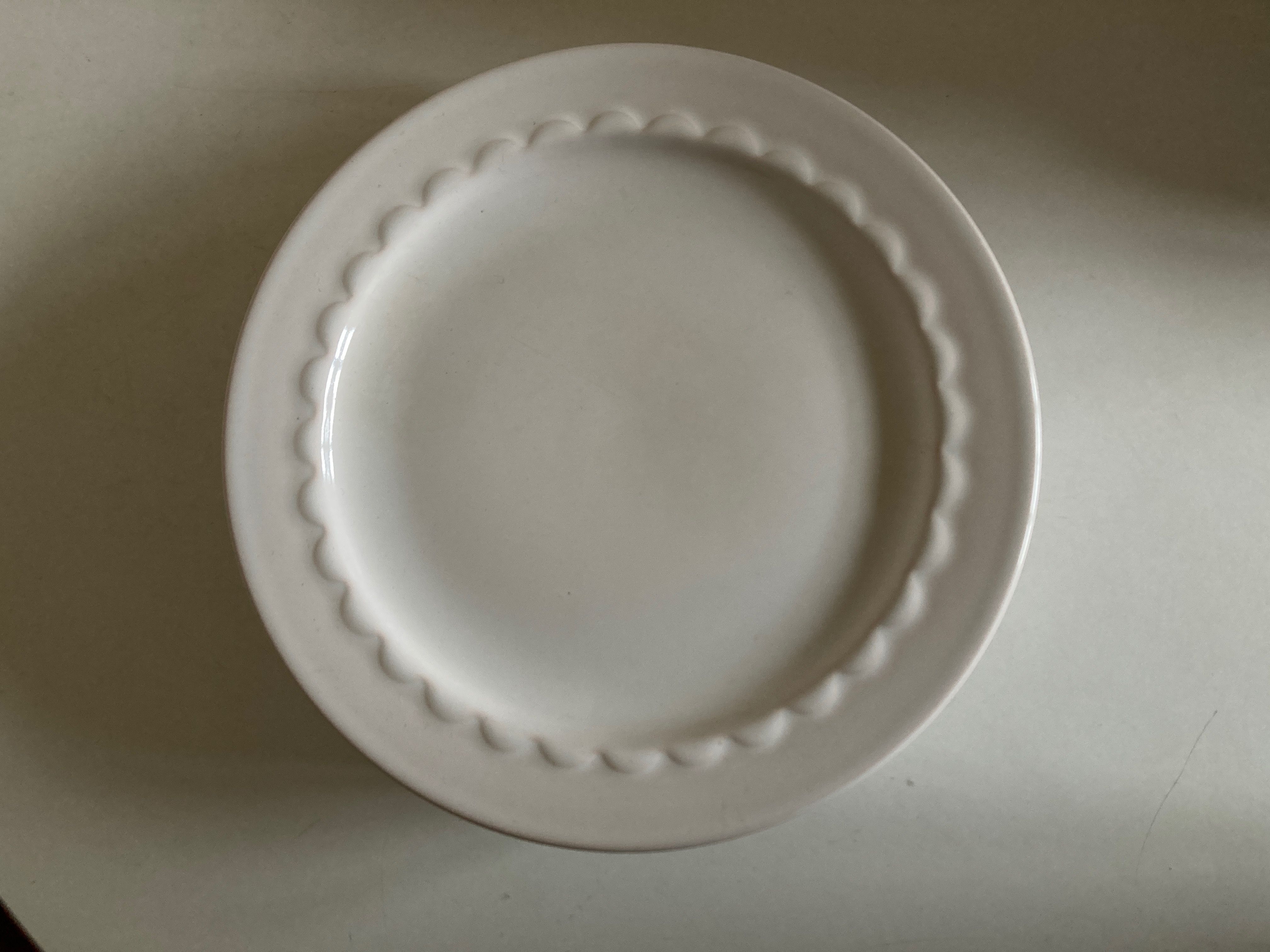 Set of 11 dessert plates and glazed earth cap 1970 by Pierre Motton for Gien