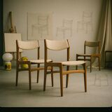 Teak dining chairs attributed to Erik Buch for Anderstrup Stolefabrik, Denmark, 1970s, set of 3