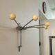 Vintage Serjac folding coat rack.