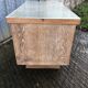 Bureau vintage en chêne lasuré à 3 tiroirs a caisson