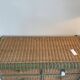 rattan chest of drawers with green details
