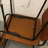 Set of 5 chairs carolina prefacto edition airborne 1960s