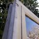 Wooden canopy 3 windows with bellows and abbatant