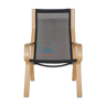 Lamintated beech and gauze design lounge chair