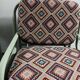 (Lot) 2 Italian armchairs from the 80s (restored)