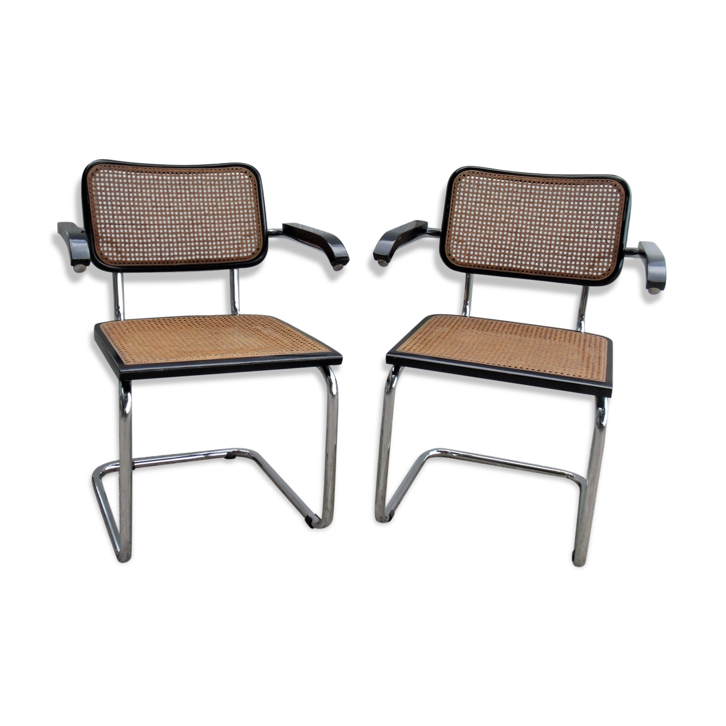 Pair of Chair Marcel Breuer Cesca B64