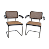 Pair of Chair Marcel Breuer Cesca B64