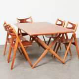 Table à manger  AT-303 d'Hans Wegner pour Andreas Tuck Danemark 1955
