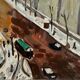 Oil on canvas boulevard scene in Paris 20th century in the style of Marquet