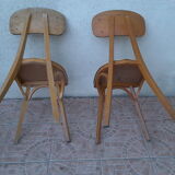 Paire de chaises vintage