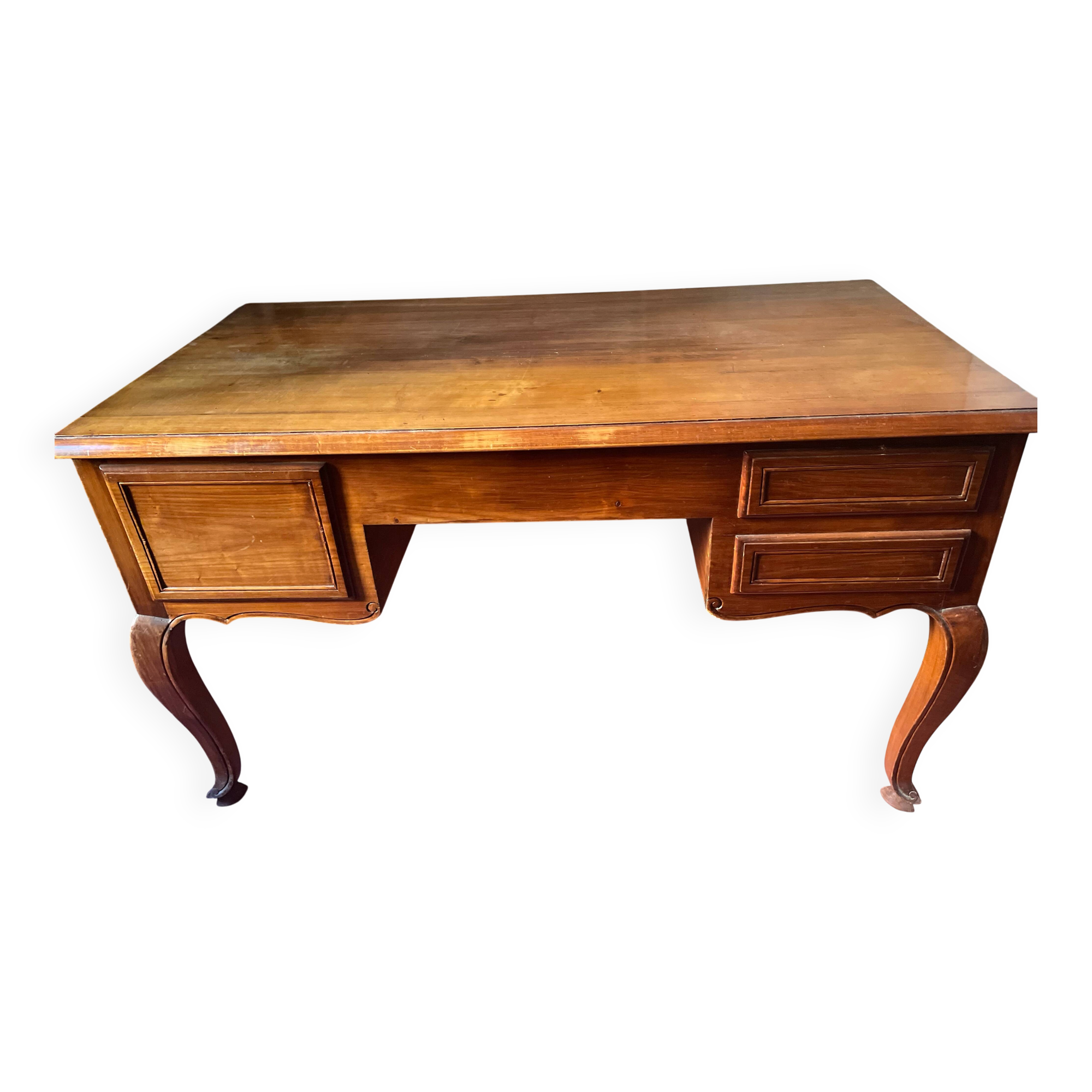 Bureau style Louis XV — Cerisier massif