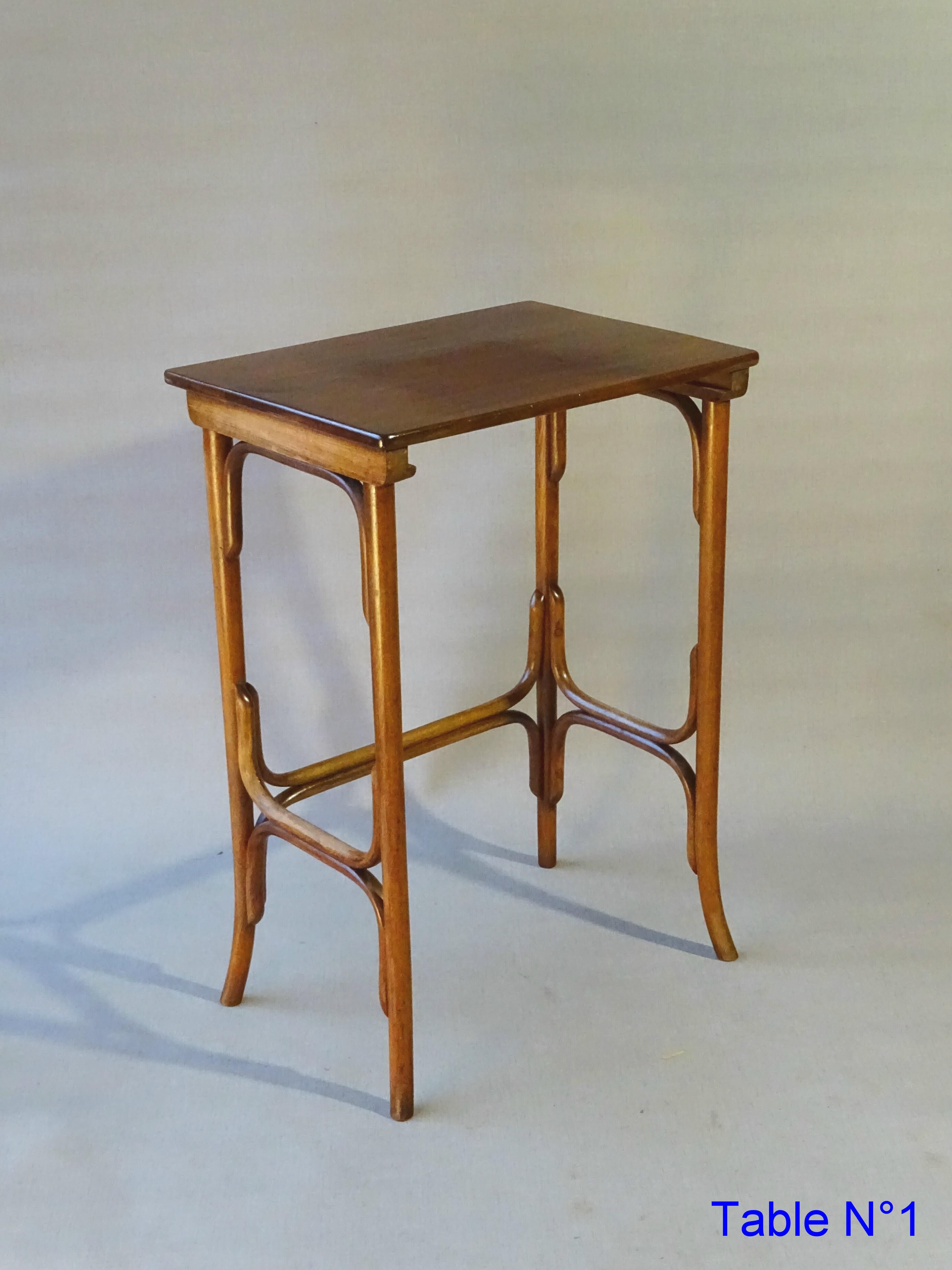 Three nesting tables by Thonet , circa 1925