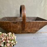 Wooden picking basket