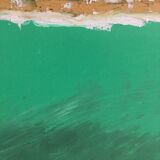Huile sur toile, cascades/sillans