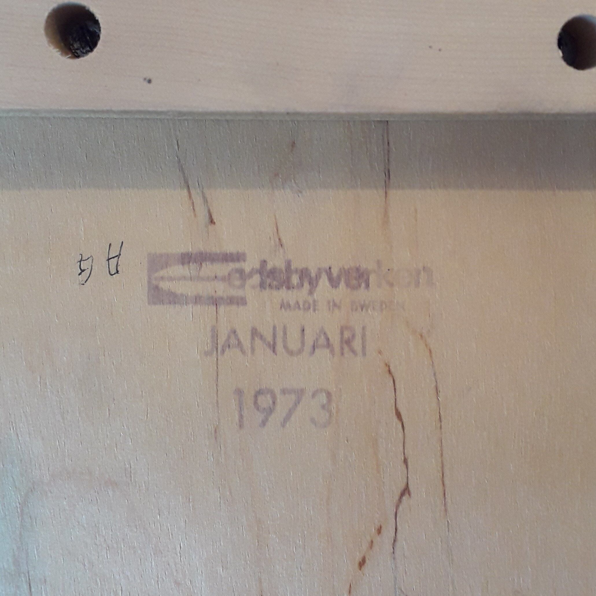 Scandinavian chair "Edsbyverken"