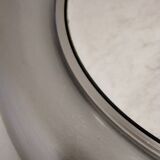 Reggiani round mirror in vintage chrome metal