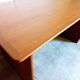 Bureau de direction vintage en bois et teck années 50/60