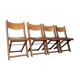 Ensemble de 4 chaises pliantes du milieu du siècle