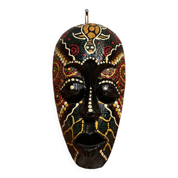 Masque mural en bois — Beyit