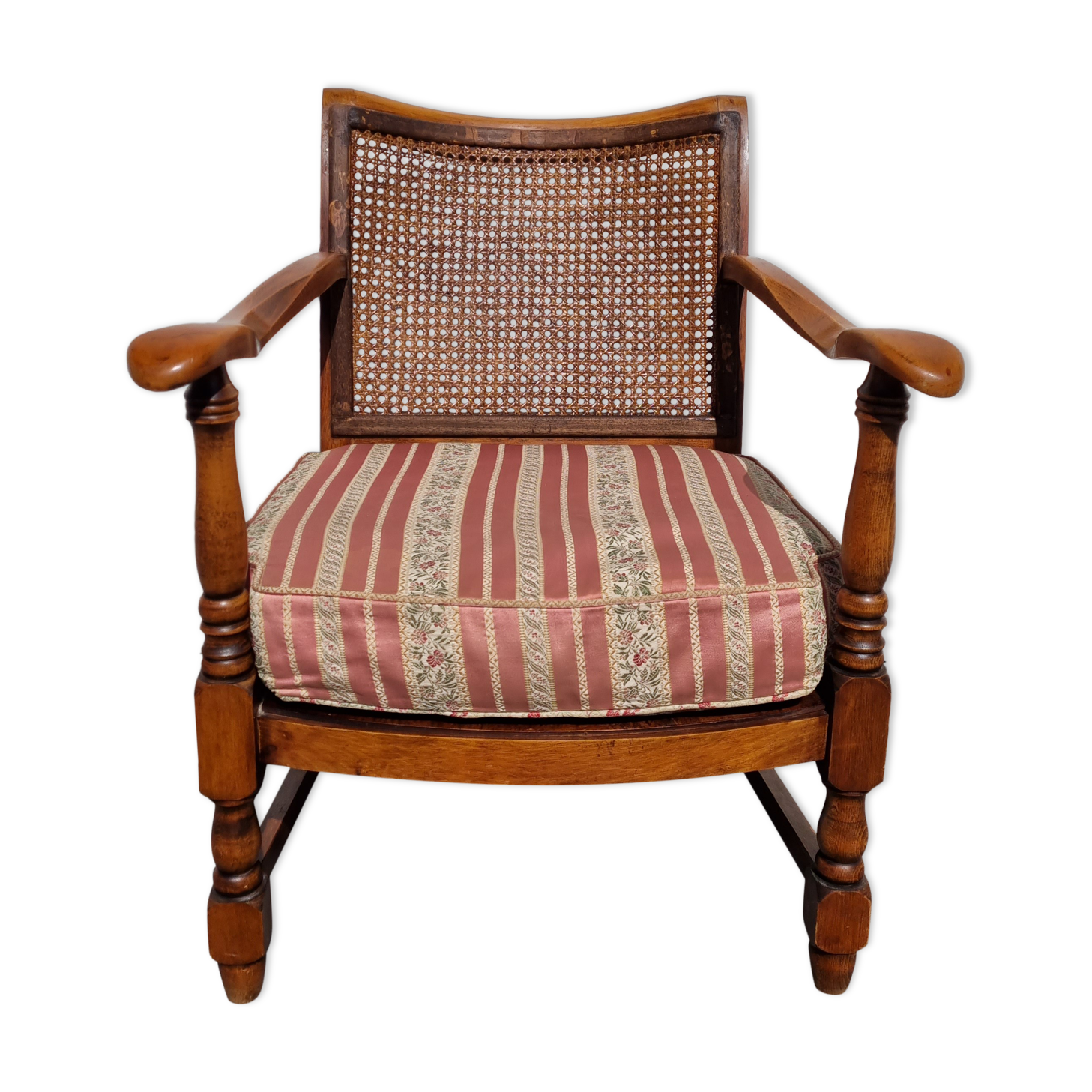 Armchair with canned backrest 1930s