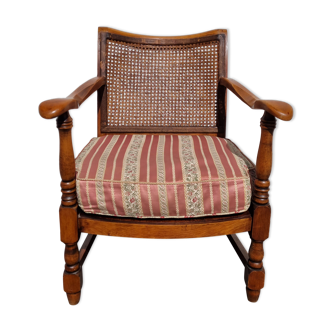 Armchair with canned backrest 1930s