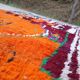 Moroccan rug made of natural wool, handmade, 2.5x1.5 m.