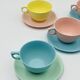 Élysée cup and saucer set in melamine