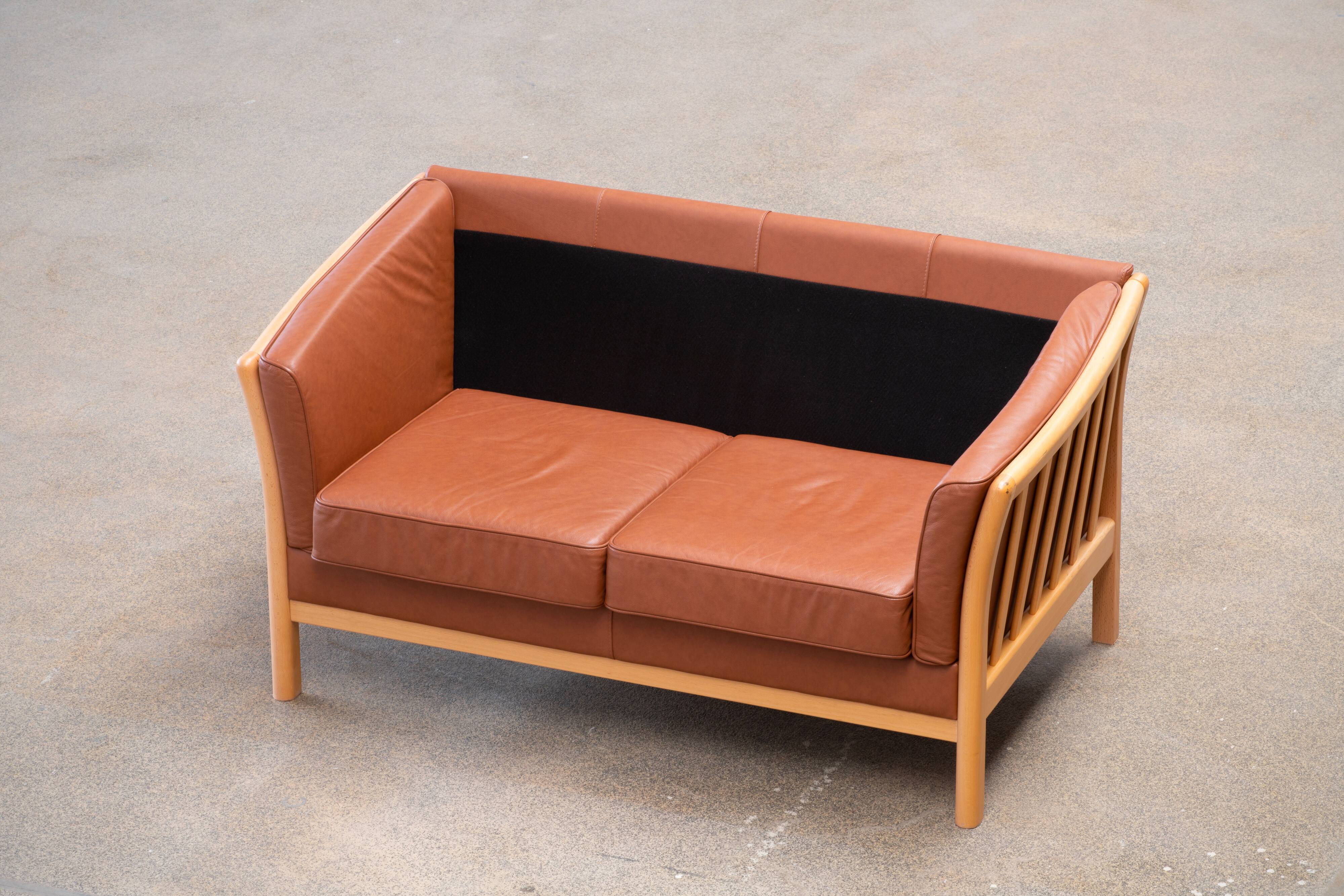 Danish leather sofa