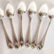 Cuillères à dessert , cuillères à café en argent, Félix Frères 18G