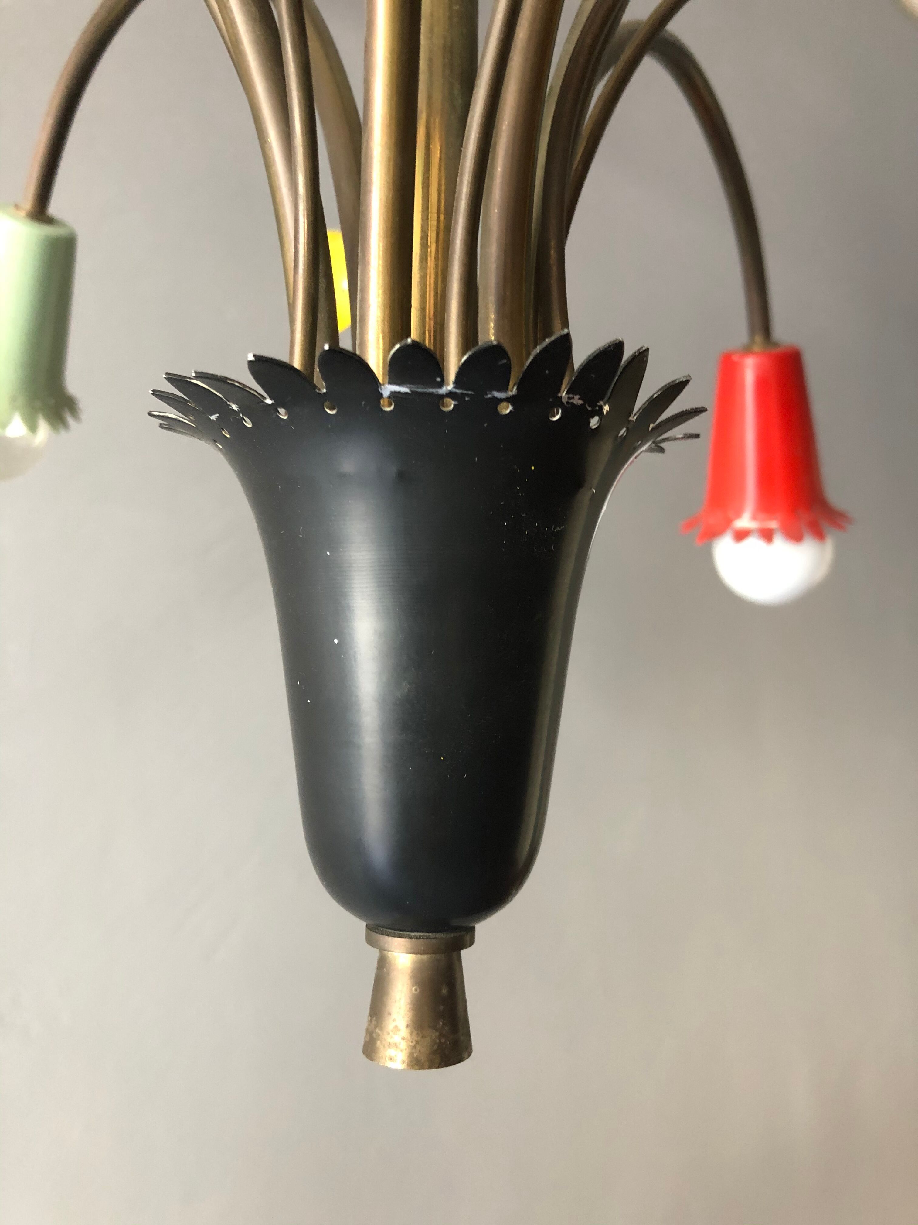 Vintage Italian chandelier design 50